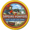 Écusson sublimé rond personnalisé pour sapeurs-pompiers – 8 cm
