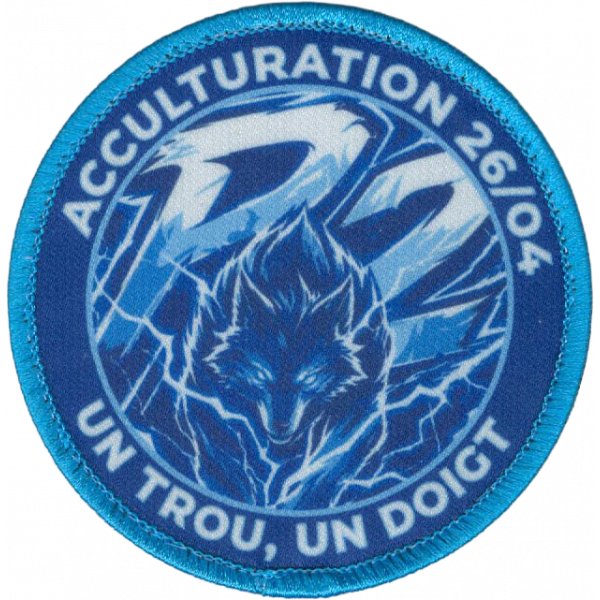 Écusson sublimé rond personnalisé pour sapeurs-pompiers – 8 cm