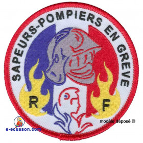 Ecusson brodé Sapeurs-Pompiers