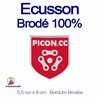 Ecusson brodé blason brodé à 100%