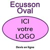 Ecusson brodé ovale