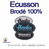 Ecusson brodé avec couleurs variantes