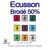 Ecusson couleurs variées